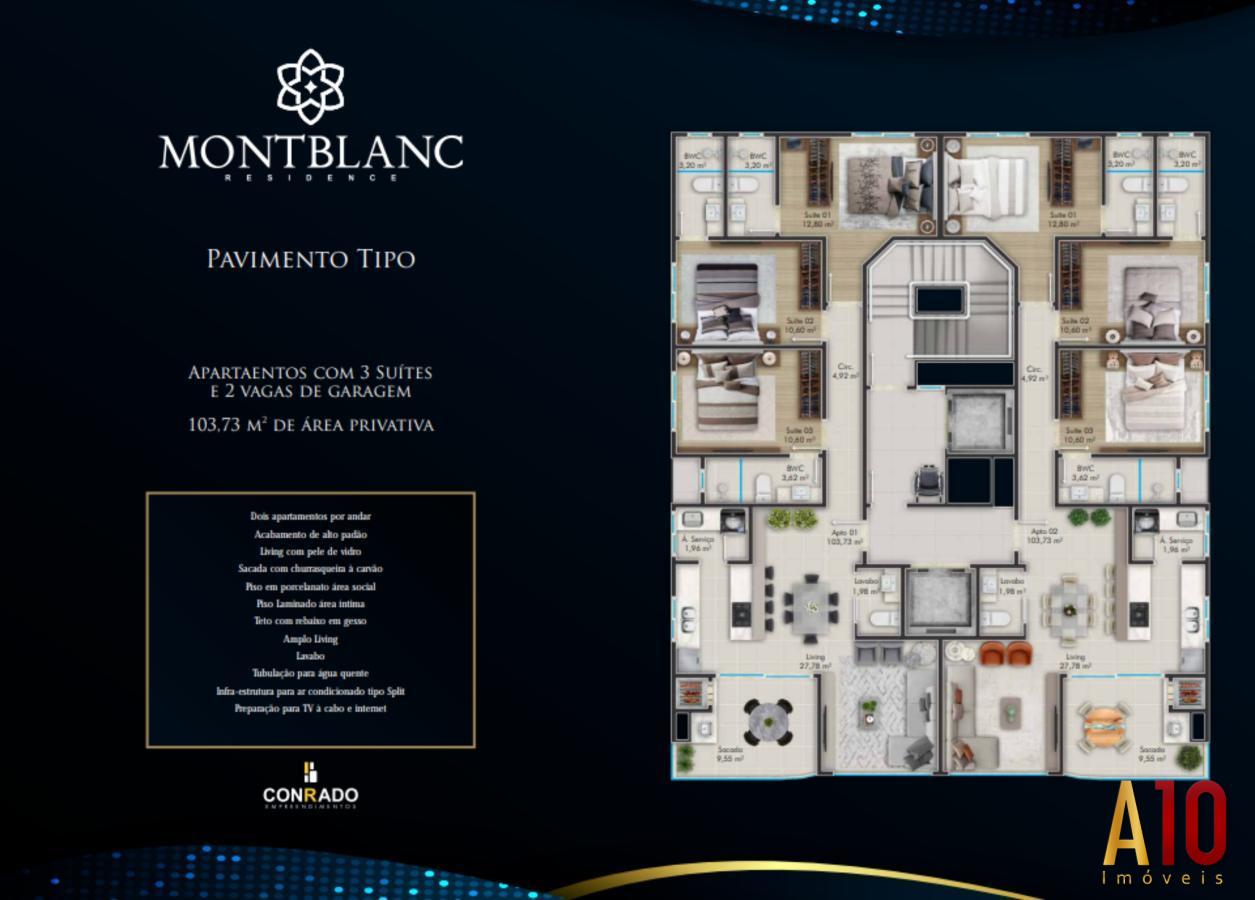 Apartamento, 3 quartos, 103 m² - Foto 13