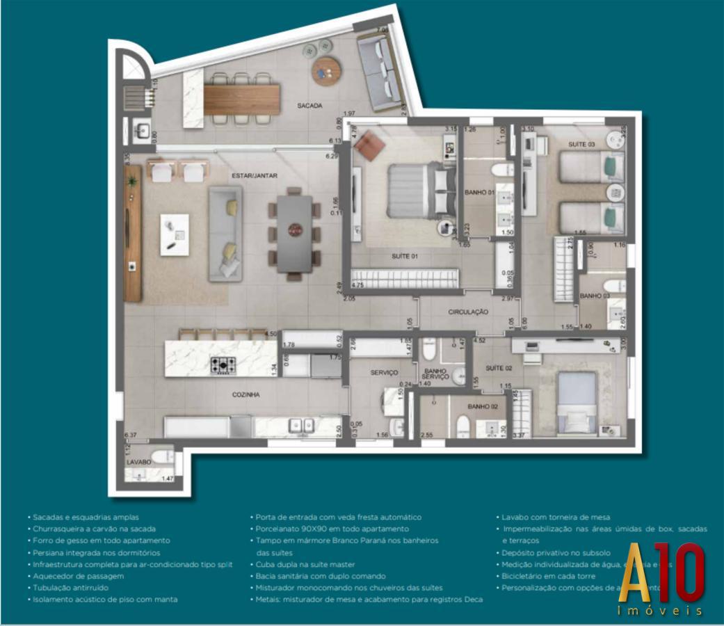 Apartamento, 3 quartos, 268 m² - Foto 27