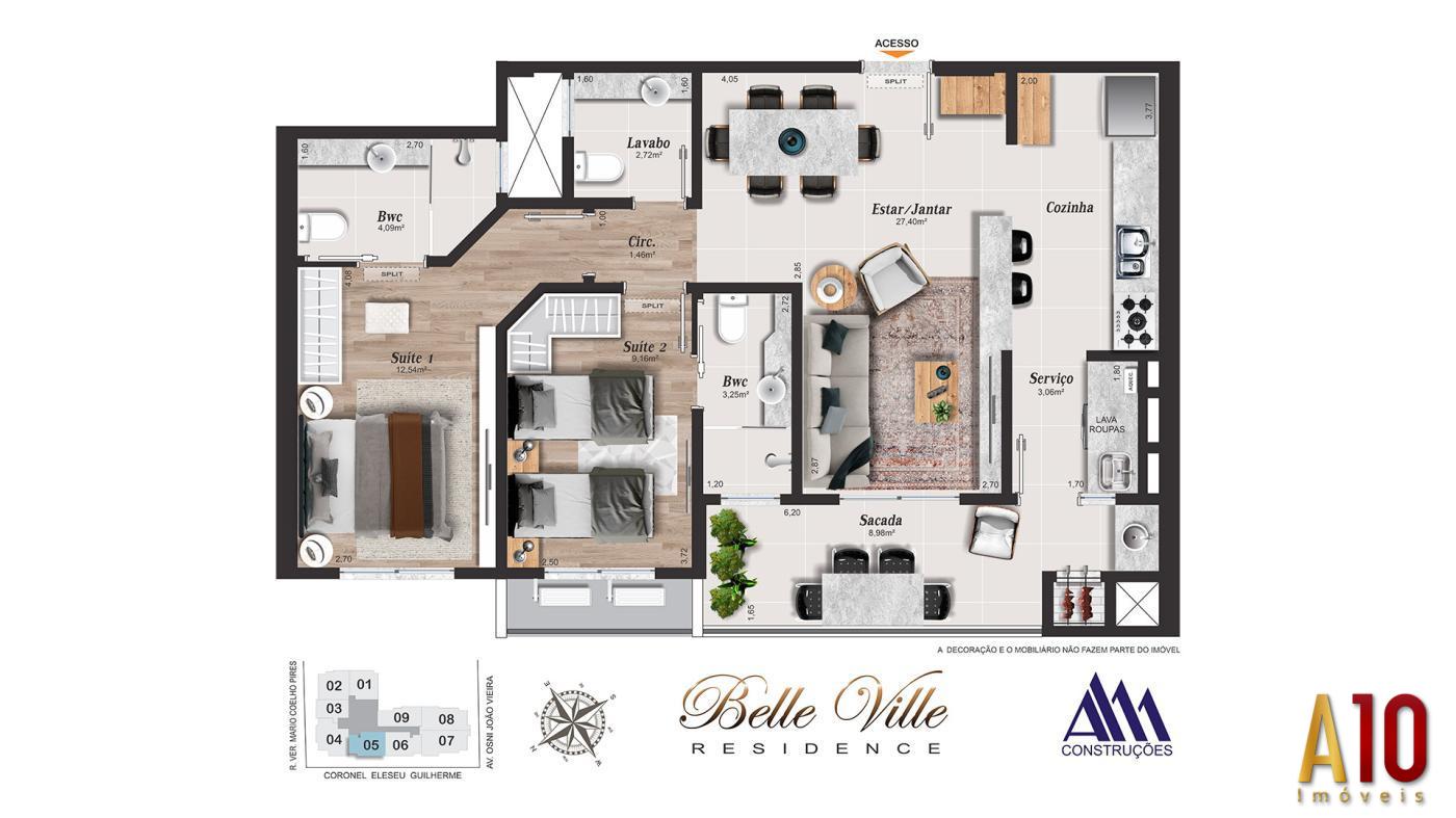 Apartamento, 2 quartos, 86 m² - Foto 11