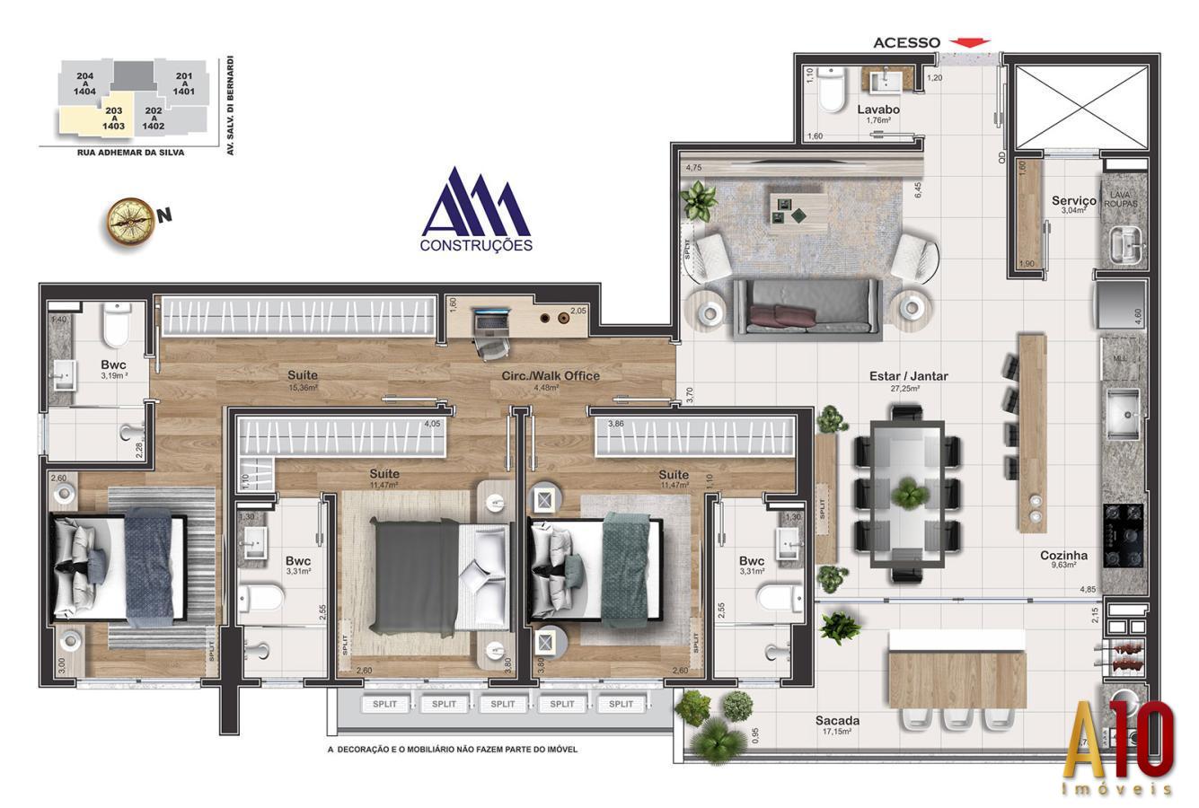 Apartamento, 3 quartos, 119 m² - Foto 16