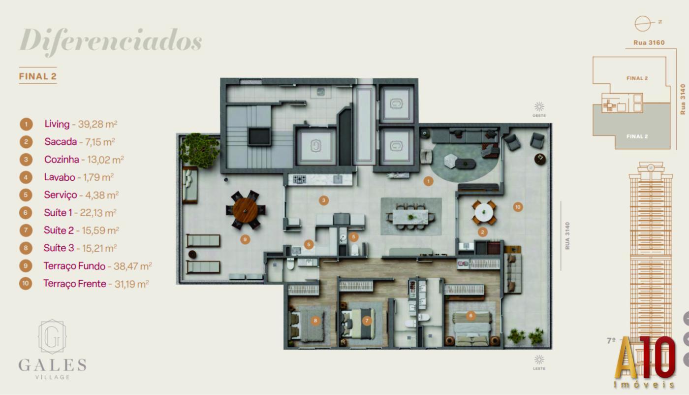 Apartamento, 3 quartos, 231 m² - Foto 19