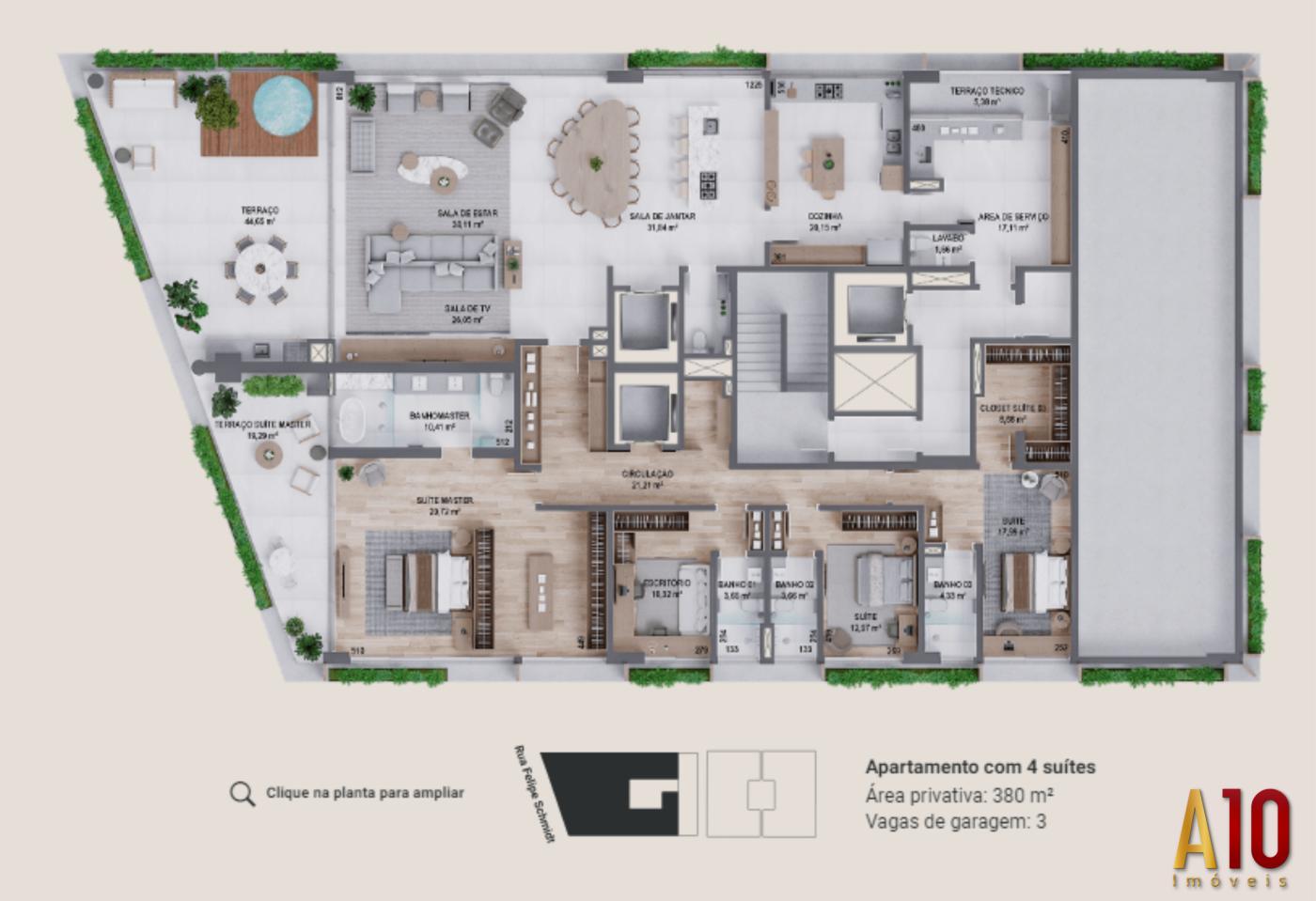 Apartamento, 4 quartos, 246 m² - Foto 49