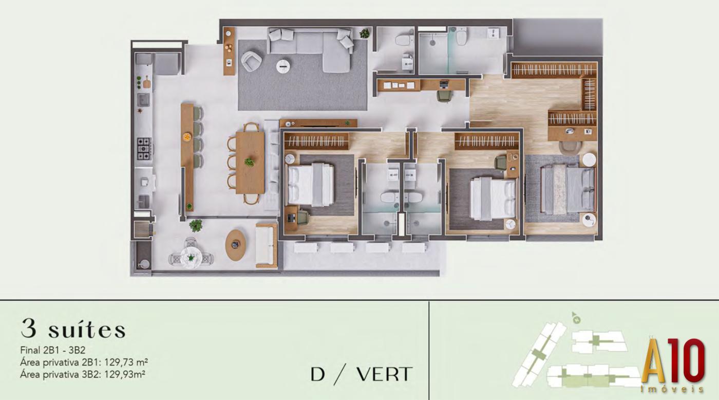 Apartamento, 3 quartos, 129 m² - Foto 26