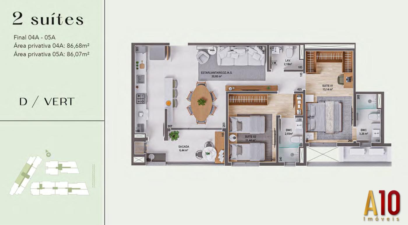 Apartamento, 2 quartos, 86 m² - Foto 26