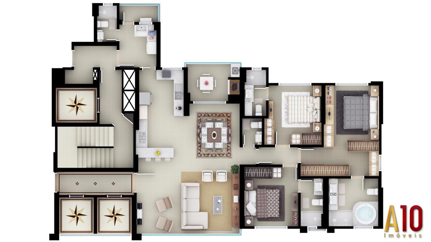 Apartamento, 3 quartos, 159 m² - Foto 48