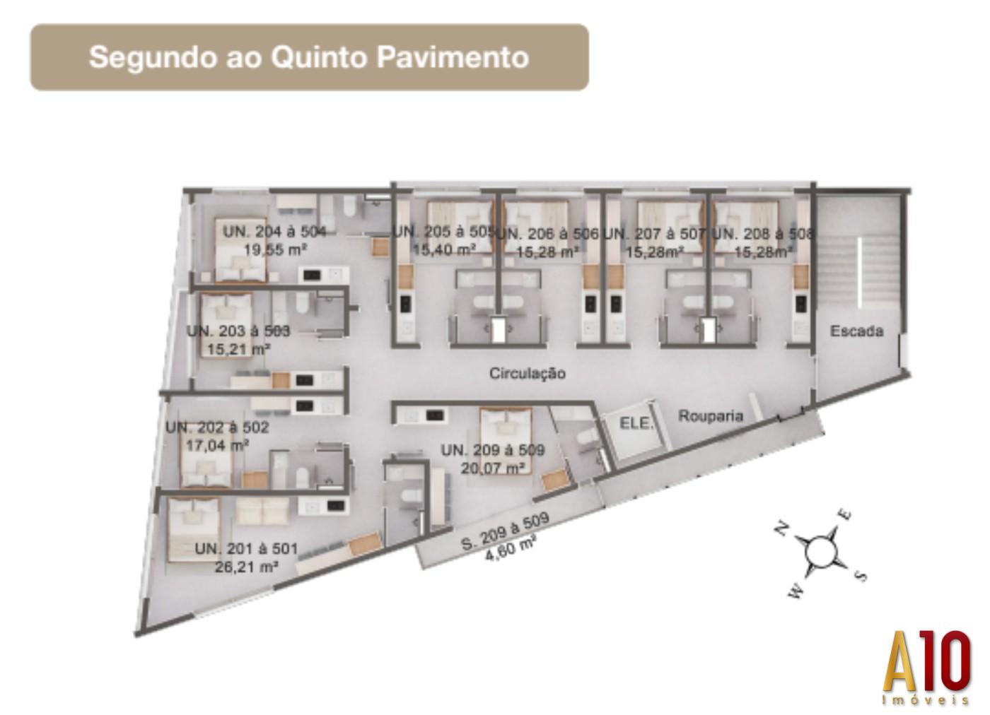 Apartamento, 1 quarto, 15 m² - Foto 29