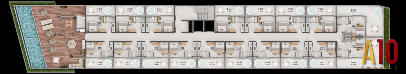 Apartamento, 1 quarto, 18 m² - Foto 27