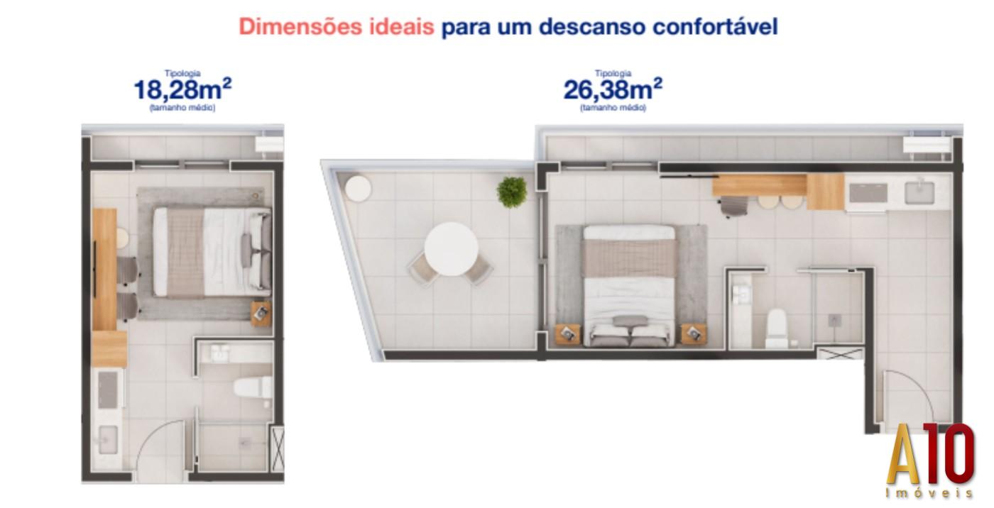 Apartamento, 1 quarto, 18 m² - Foto 46