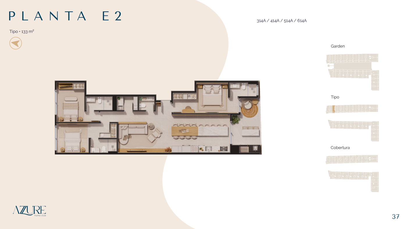 Apartamento, 3 quartos, 133 m² - Foto 43