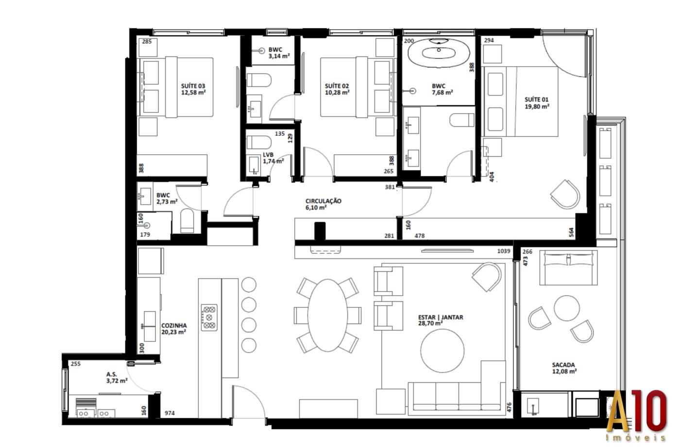 Apartamento, 3 quartos, 146 m² - Foto 18