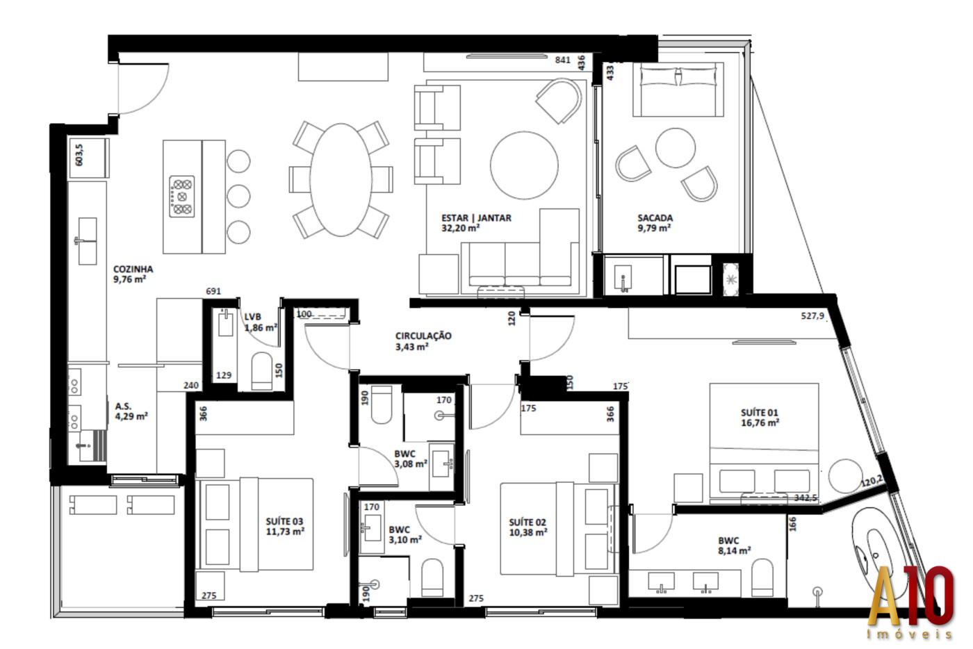 Apartamento, 3 quartos, 132 m² - Foto 40